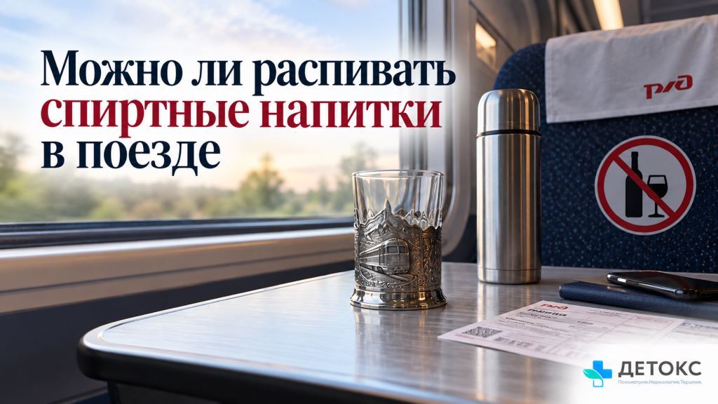 Можно ли распивать спиртные напитки в поезде