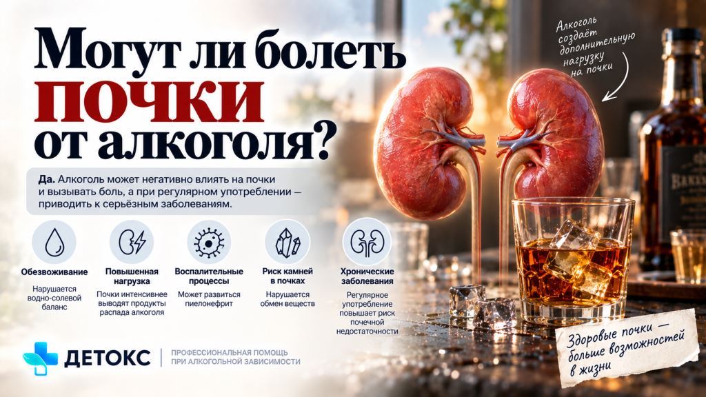 болят ли почки от алкоголя